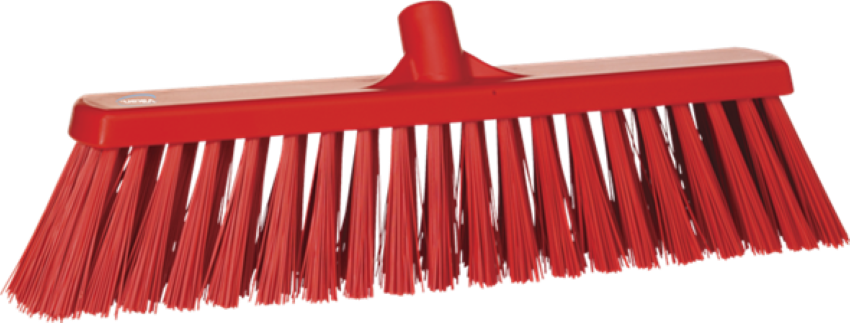 Vikan Bezem Rood Zeer Hard 53 cm