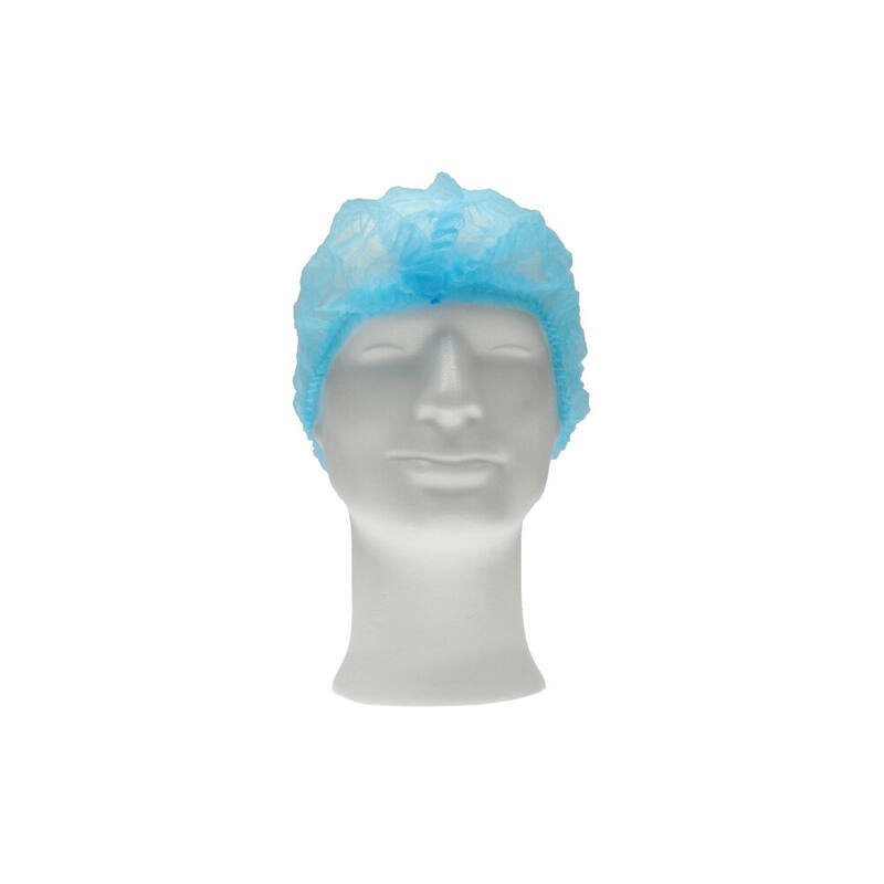 CMT haarnet L (clip cap) pp non woven 100st. in zak blauw large