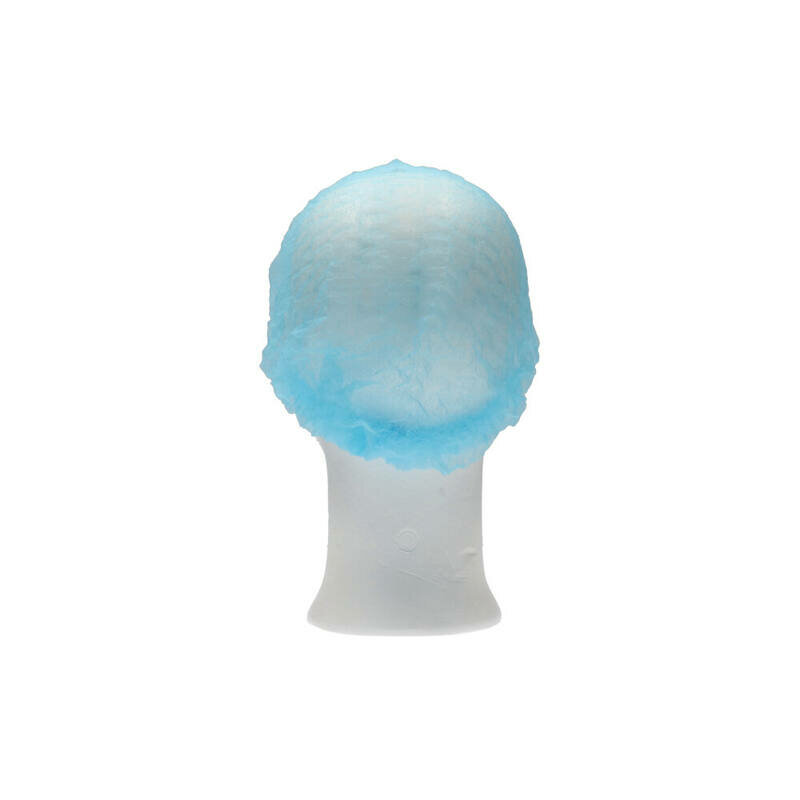 CMT haarnet L (clip cap) pp non woven 100st. in zak blauw large