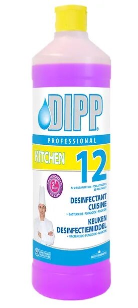 Dipp 12 Keuken Desinfectiemiddel 1L ALLEEN BESCHIKBAAR VOOR BELGIE!!