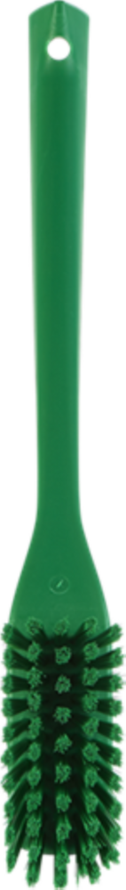 Vikan Smalle Reinigingsborstel Groen Hard Borsteltype met Lange Steel 42 cm