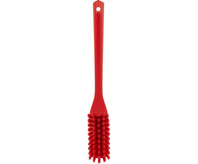 Vikan Lange Afwasborstel Met Smalle Borstel 420mm Rood