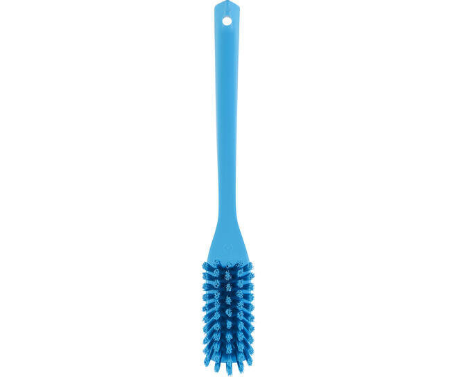 Vikan Lange Afwasborstel Met Smalle Borstel 420mm Blauw