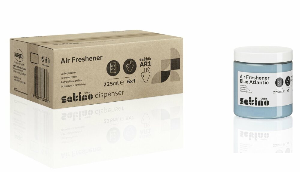 Satino Luchtverfrisser Blue Atlant refill 6 x 225ml