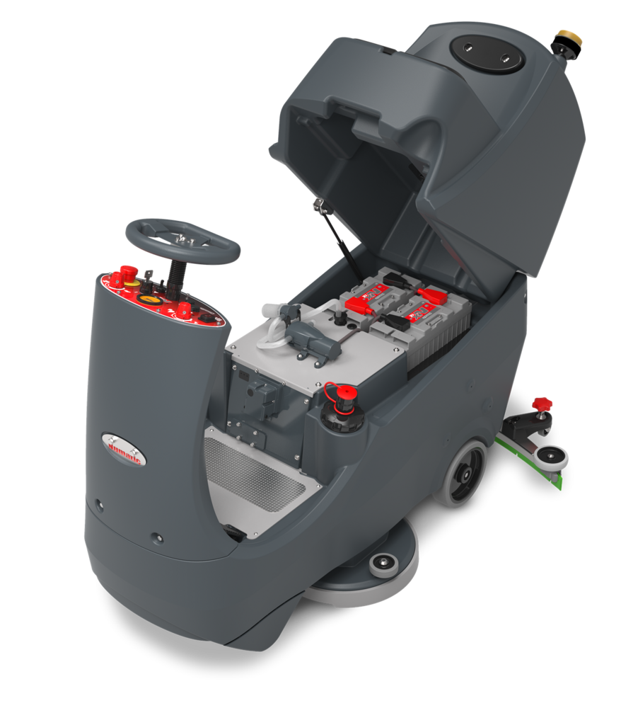 Numatic CRG8072G schrob-zuigmachine geltec batterij graphite