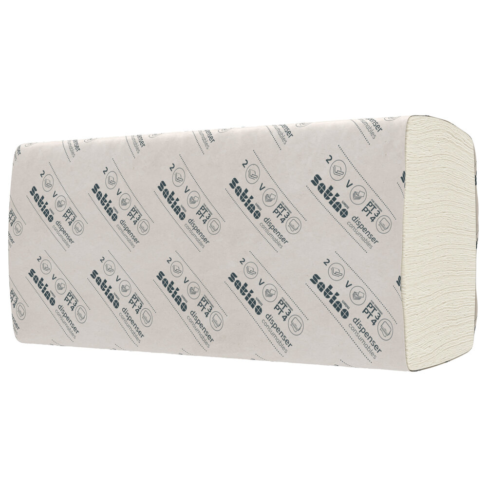 Satino HiLine handdoek V-vouw cellulose 2-laags 24x23 cm PT3 &ndash; 4000 stuks