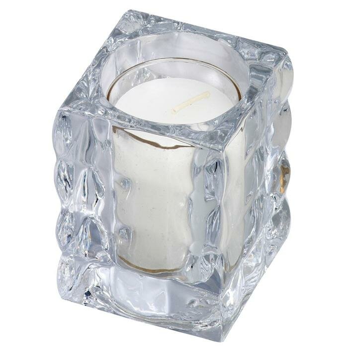 Bolsius ReLight Glashouder Cube (8 stuks)