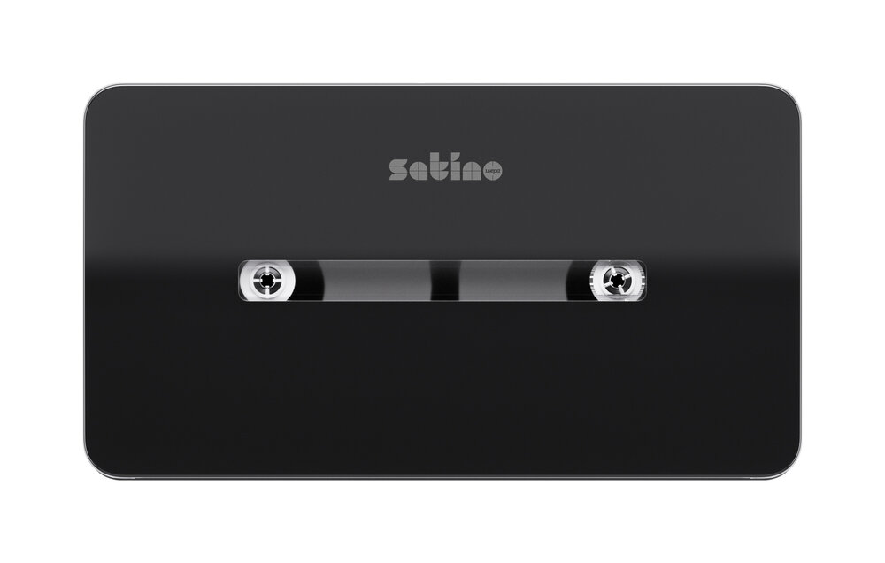 Satino Hyginity Jumbo 2-rol toiletroldispenser centerfeed Zwart CF2