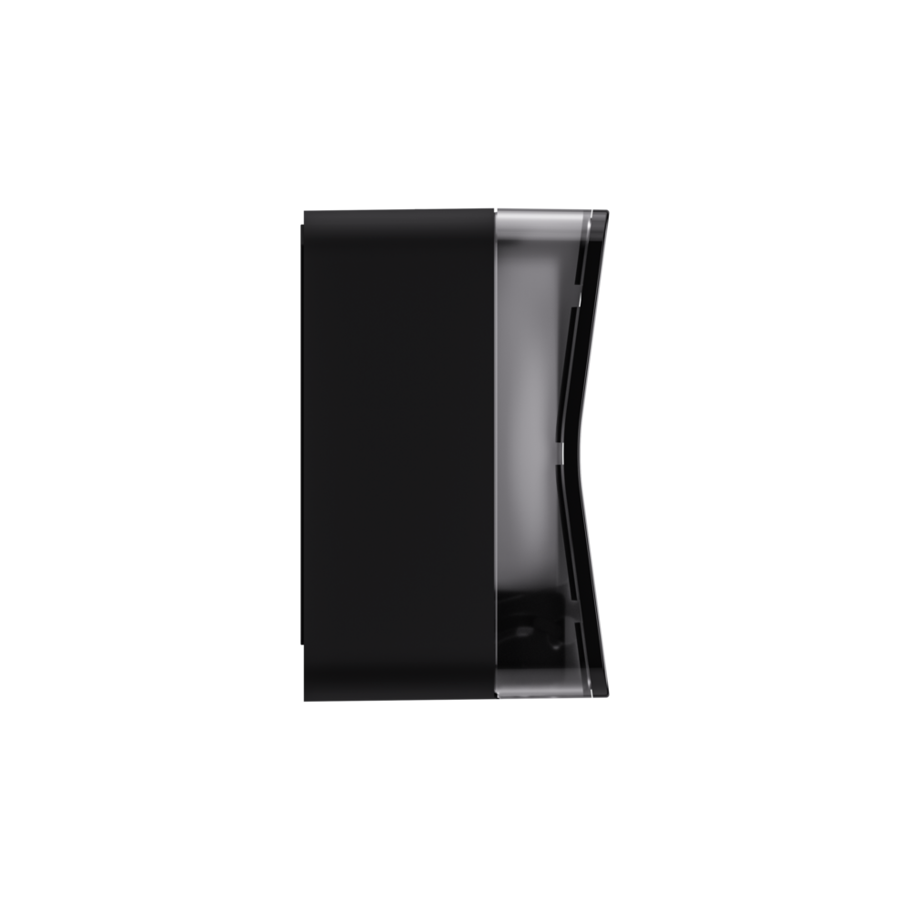 Satino Hyginity Jumbo Single Centerfeed toiletpapierdispenser Zwart CF2