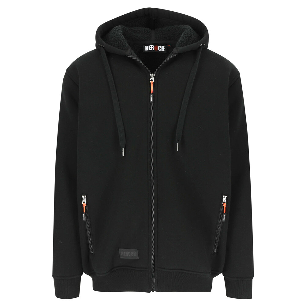 Herock Otis sweater met kap Zwart