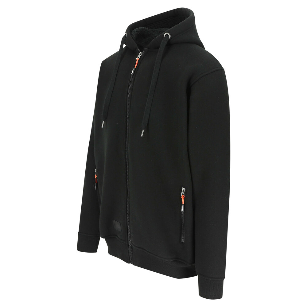 Herock Otis sweater met kap Zwart