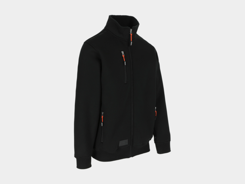 Herock OTAR Sweater met Kraag Zwart