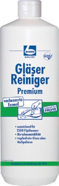 Becher glazen premium 1L reiniger