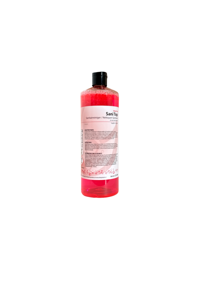 Elive Sani Top Sanitairreiniger - Doos 6 x 1 Liter - Streeploze Reiniging