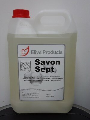 Elive Savon Sept Antibacteri&euml;le Handzeep - Ongeparfumeerd - Can 5 Liter
