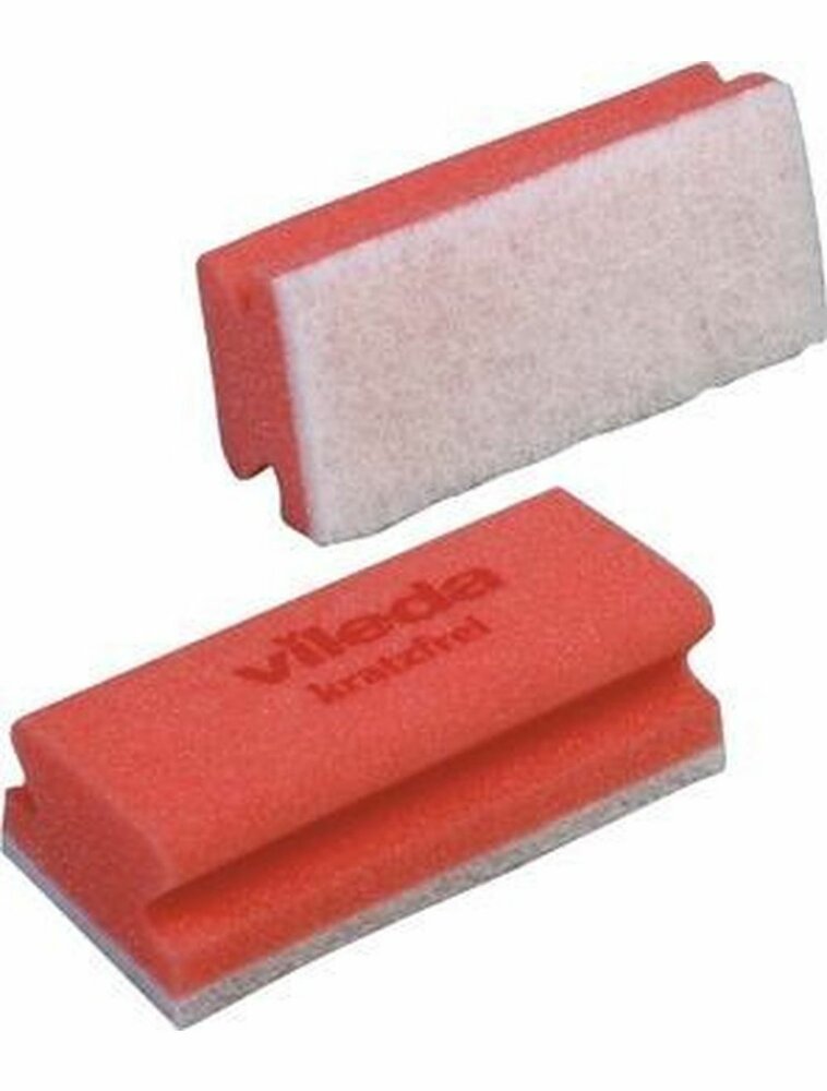 Vileda Glitzi Non Scratch Spons &agrave; 10 stuks - Rood