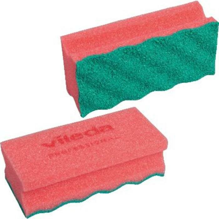 Vileda PurActive schuurspons Rood - pak 10 stuks