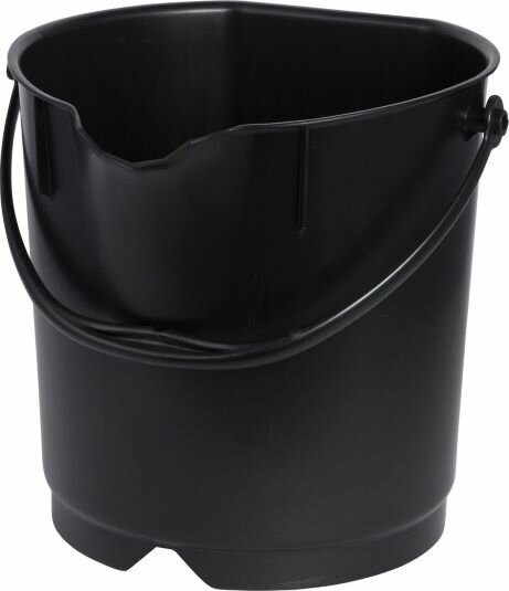 Orange Brush Emmer 9 Liter met Maatverdeling Zwart