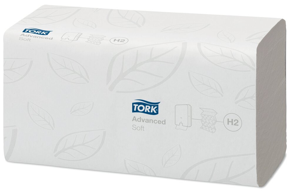 Tork Xpress Zachte Multifold Handdoek H2 Wit 2-Laags - 2856 Vellen