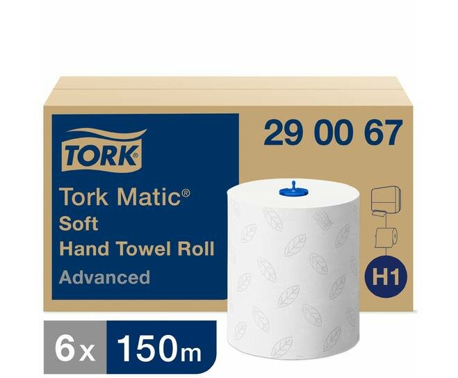 Tork Matic Zachte Handdoekrol Wit H1 Advanced - 6 x 150m