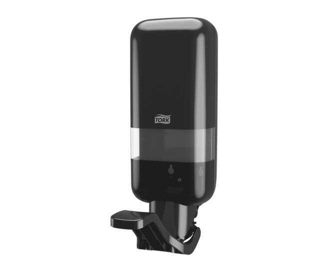 Tork S4 Zeep en Handdesinfectie Dispenser met Armbeugel - Zwart