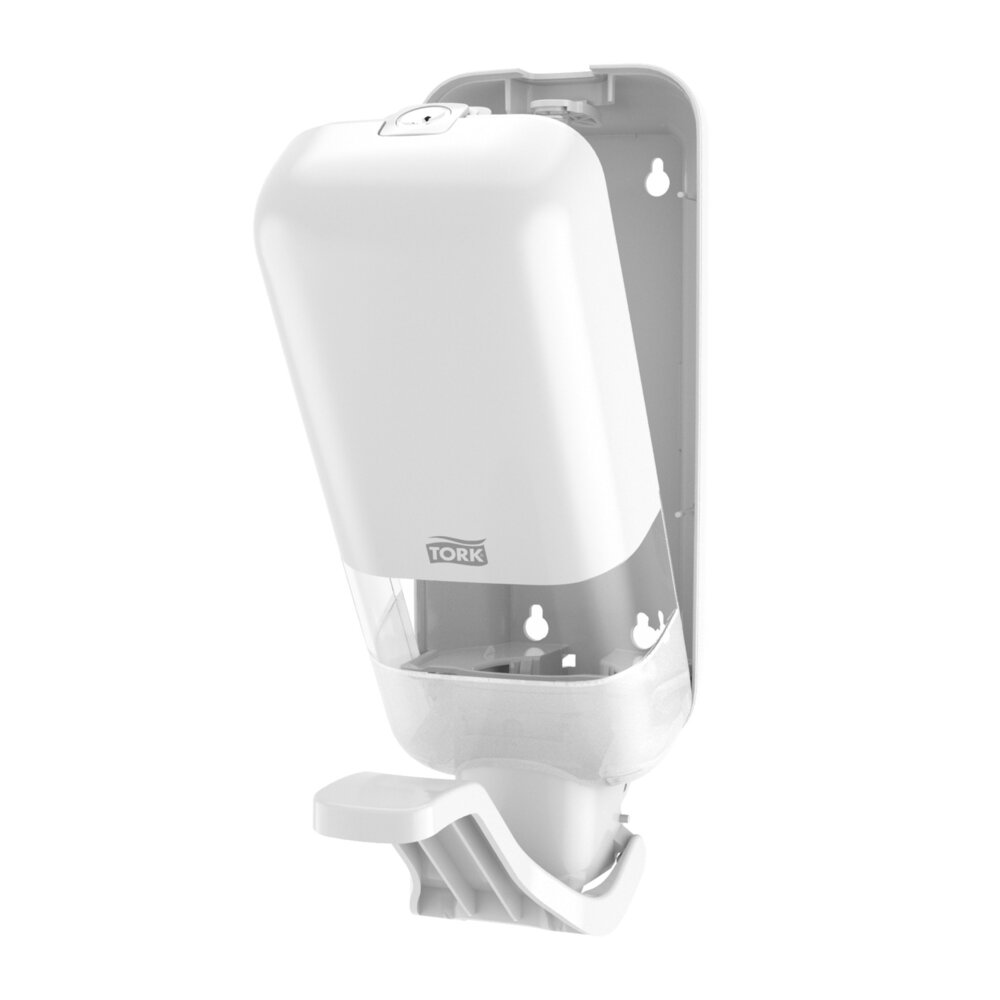 Tork S4 Zeep- en Handdesinfectiedispenser met Armbeugel Kunststof Wit
