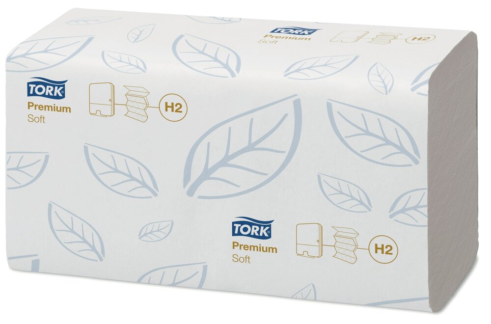 Tork Xpress&reg; Zachte Multifold Handdoek H2 Wit 2-Laags 2310 stuks 21 x 110
