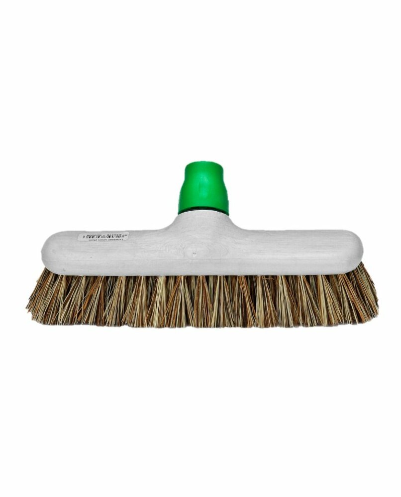 Schrobber kunststof met union vezel grijs/groen - 26cm