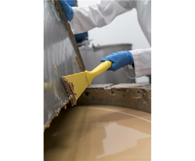 Vikan 29346 Mini Steel 160mm Geel voor Detailreiniging en HACCP-gebruik