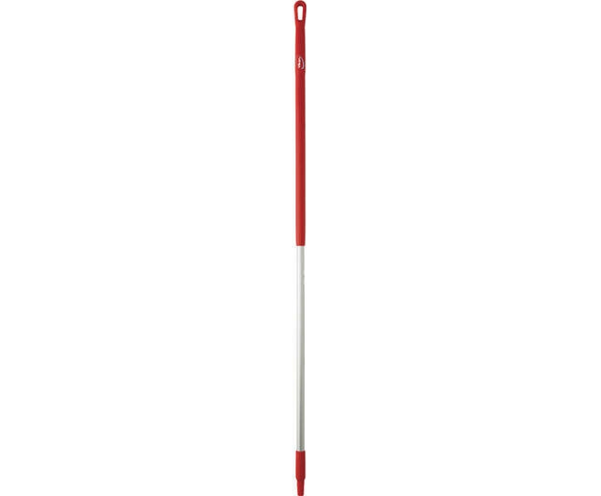 Vikan Ergo Aluminium Steel Rood - 1510 mm - &Oslash;31 mm - Ergonomische Handgreep