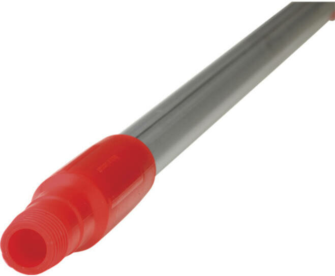 Vikan Ergo Aluminium Steel Rood - 1510 mm - &Oslash;31 mm - Ergonomische Handgreep