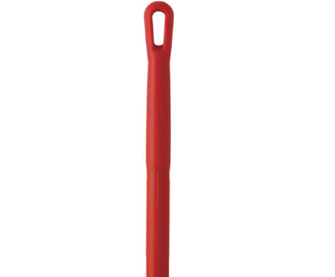 Vikan Ergo Aluminium Steel Rood - 1510 mm - &Oslash;31 mm - Ergonomische Handgreep