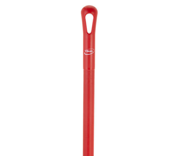 Vikan 29604 Ultra Hygi&euml;nische Steel Rood - 1300mm x &Oslash;34mm voor Kleurcodering