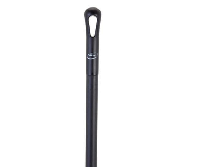 Vikan 29609 Ultra Hygi&euml;nische Steel Zwart - 1300mm x &Oslash;34mm