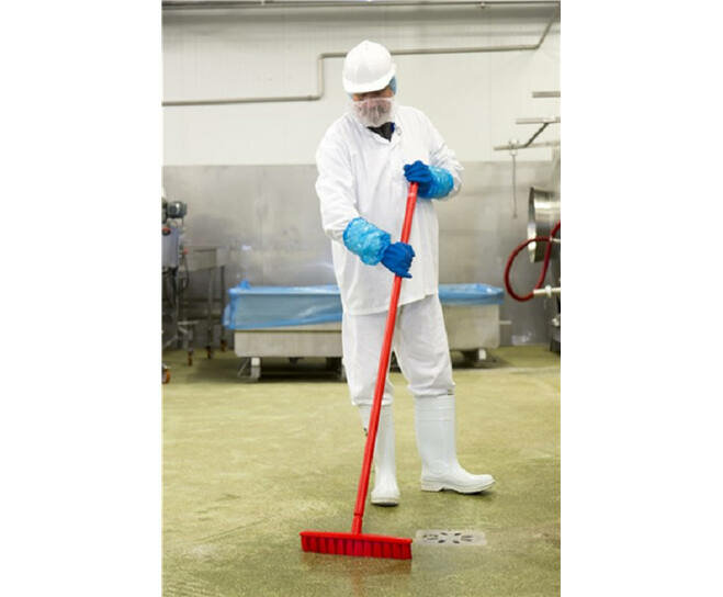 Vikan 29624 Ultra Hygi&euml;nische Steel Rood - 1500 mm - &Oslash;32 mm