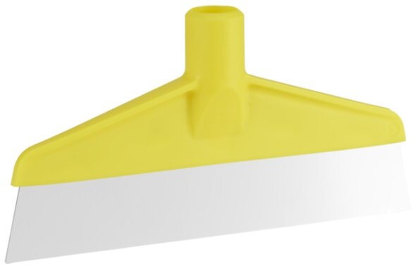 Vikan 29086 Vloerschraper met Metalen Blad - 24.5 cm - Geel