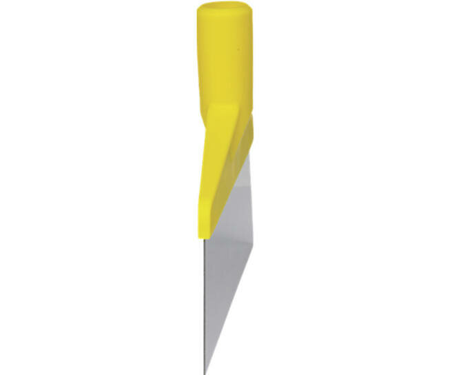 Vikan 29086 Vloerschraper met Metalen Blad - 24.5 cm - Geel