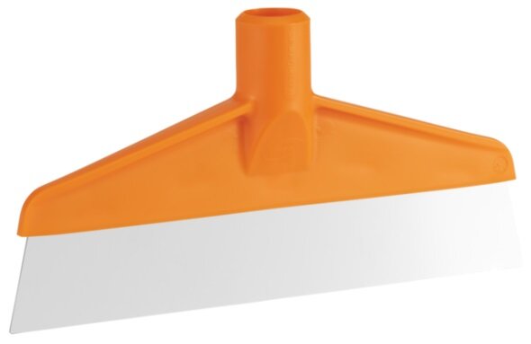 Vikan 29087 Tafel- en Vloerschraper met Metalen Blad - 245mm - Oranje