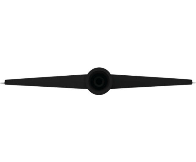 Vikan 29089 Vloerschraper met Metalen Blad - 245mm - Zwart