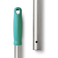 TTS steel aluminium met groene handvat en 2 gat 140cm, 23&Oslash;