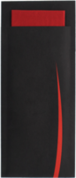 Bestekzakjes BARI BLACK + RED Servet  ds. 500 stuks