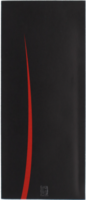 Bestekzakjes BARI BLACK + RED Servet  ds. 500 stuks