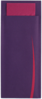 Bestekzakjes BARI PURPLE + FUCHSIA Servet  ds. 500 stuks