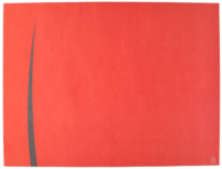 Placemat BARI RED BLACK 4x250st.