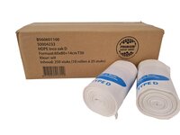 HDPE hygiene ZAK Type D INCO WIT 60x80+14cm T30, ds. 250st.