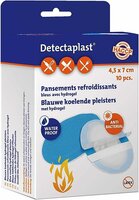 Detectaplast Hydrogel pleister Blauw detecteerbaar 43x70mm 10stuks