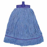 SYR strengenmop met aansluiting en scrubpad-Blauw