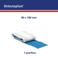 (REF 8188) Detectaplast detect. textielpleister elastisch blauw 6cm x 1m