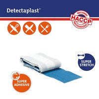 (REF 8188) Detectaplast detect. textielpleister elastisch blauw 6cm x 1m