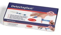 Detectaplast detect. textielpleister elastisch blauw 180x20mm 100 stuks